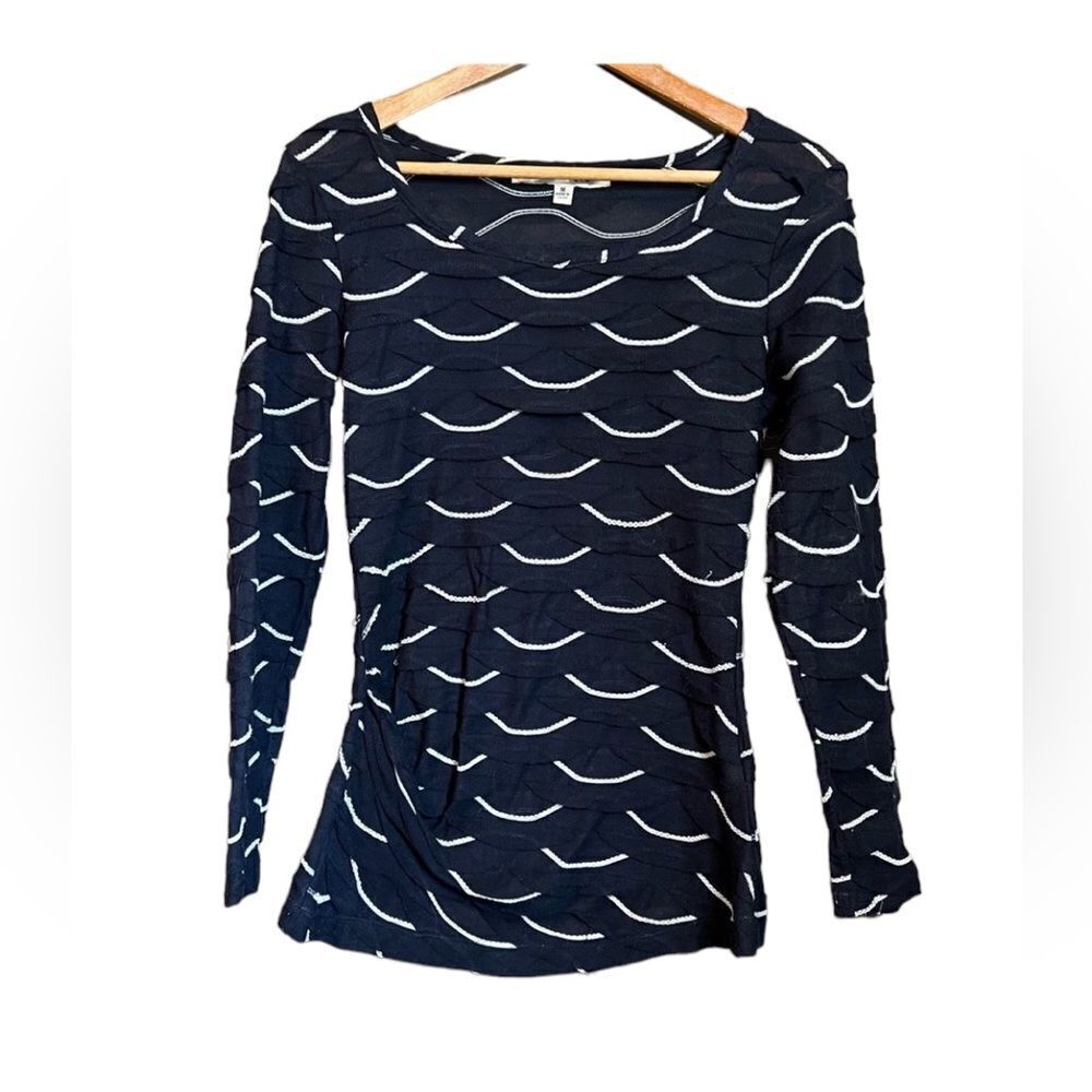 3 for $30!‎ Max studio navy scallop sweater